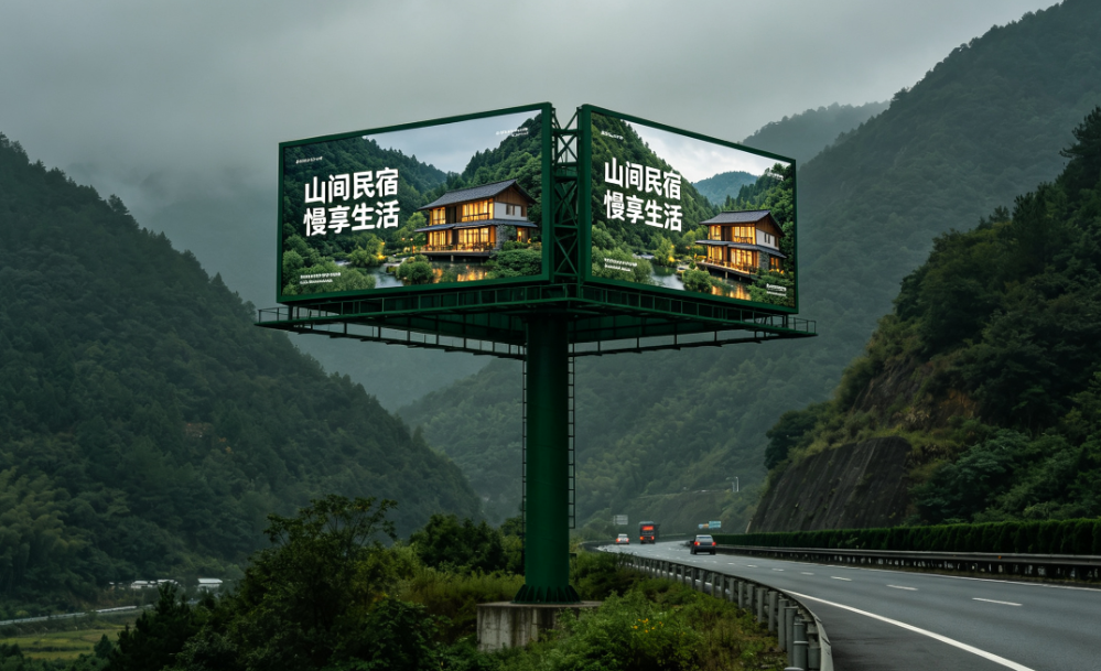 新疆乌鲁木齐高炮广告牌