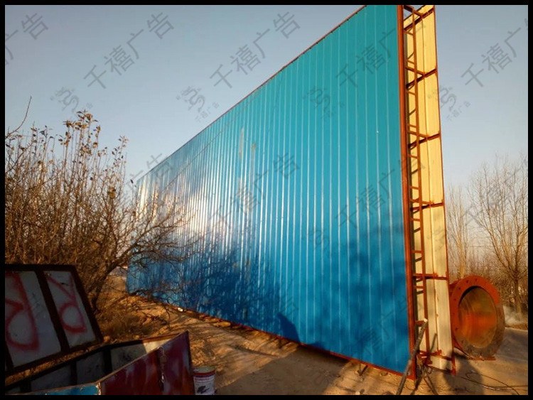 张家口怀来单立柱广告塔现场照片 6