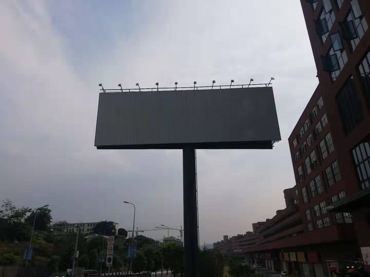 重庆城区单立柱广告塔成品